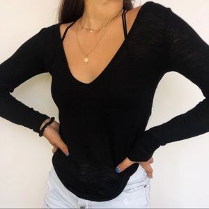Black Longsleeve T-Shirt